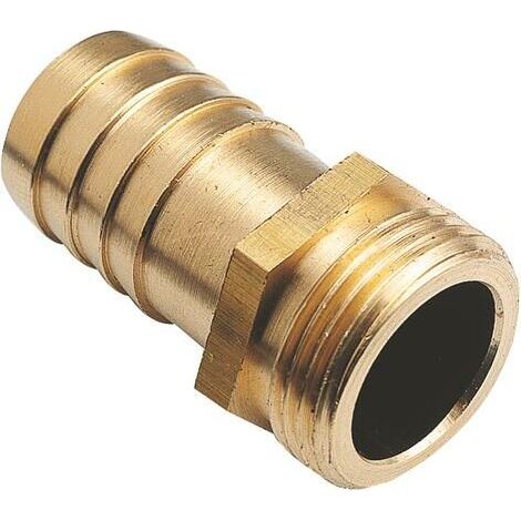 Raccord laiton male M1/2(15/21) pour tuyau souple diam interne 12.