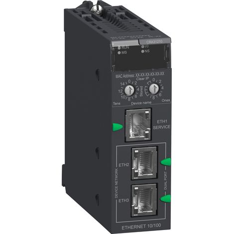 Module de communication pour rack déporté Ethernet RIO (M580) - BMXCRA31210