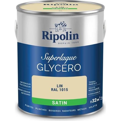 Satinlack auf Glycolbasis RAL 1015 - RIPOLIN - 2 L
