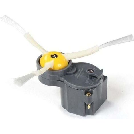 Module Brosse Latérale - Pour Roomba Série 500 600 700 800 - Compatible Modèles 530 560 620 650 655 690 692 694 760 770 780 805 860 861 864 870 871 880 885 890 - Gris - Unité (1/4)