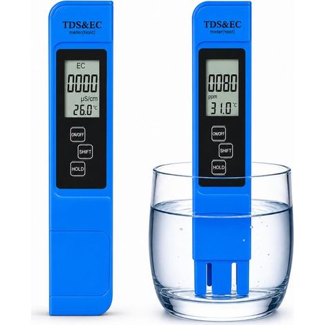 Testeur d'eau potable - 0-9990 ppm - Compteur (1/4)