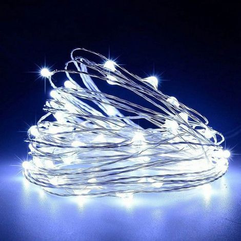 Guirlande Lumineuse LED - 5 m - 50 LED - Alimentation USB - Étanche IP65 - Pour Intérieur Extérieur Décoration Fêtes (1/5)