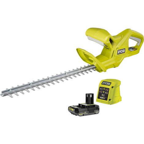 Taille-Haie sans Fil 18V One+ – Lame 40cm, Coupe 22mm, Ergonomique, Idéal Jeunes Haies – Batterie 2Ah - RY18HT40A-120P (1/5)