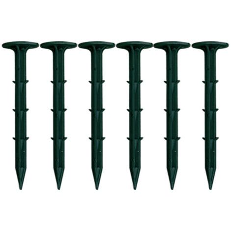 (6 pièces : vert 11 cm) Piquets de jardin en plastique PP (petits accessoires de jardin à petit prix) (1/5)