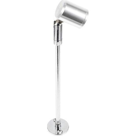 Kleiner, drehbarer LED-Standstrahler für Schmuckvitrinen – 26,50 x 3,00 x 2,30 cm – Silber (1/4)