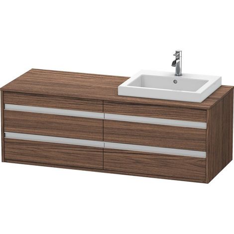 KETHO mobile lavabo 550x1400x496mm WT re noce scuro