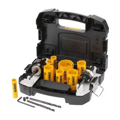 Jeu de scies cloches d'électricien BIM DEWALT, 11 pièces.