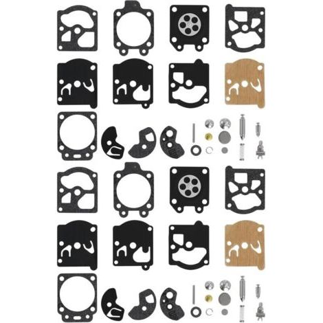 Kit Réparation du Carburateur Joint Membrane Compatible avec Walbro K10-WAT WA & WT Séries Stihl Hus-qvarna Poulan McCulloch Echo,Lot de 2 (1/4)
