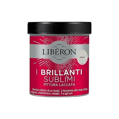 LIBERON - PITTURA LACCATA I BRILLANTI SUBLIMI GRIGIO 500ML (1/3)