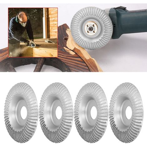 Disque de ponçage pour meuleuse d'angle de 16 mm pour le travail du bois, affûtage et polissage, argent (1/5)