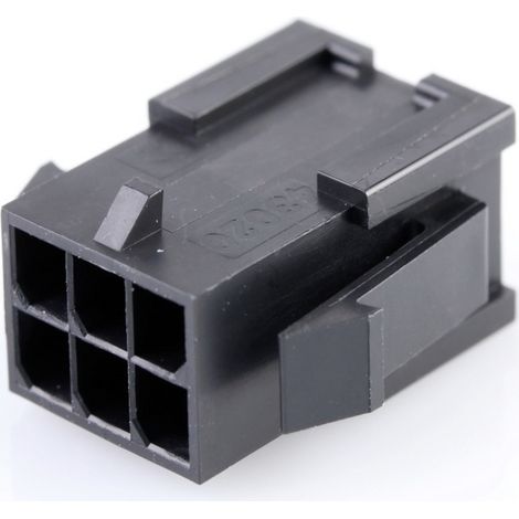 Molex Buchsengehäuse-Kabel Polzahl Gesamt 6 Rastermaß: 3 mm 430200600 1 St. Bag