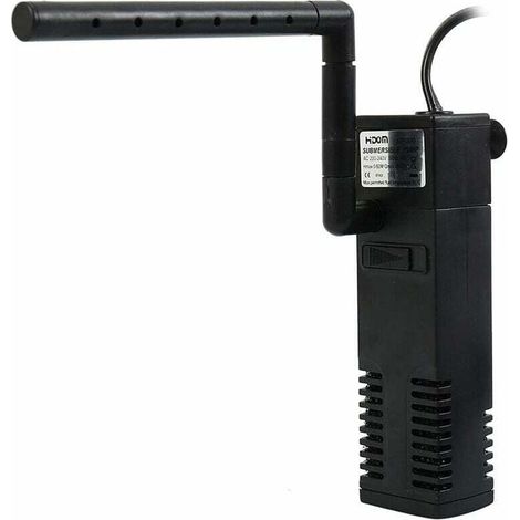 UlisemFiltre d'aquarium - Filtres d'aquarium Pompe à Eau de Filtre Interne d'aquarium Submersible avec des filtres d'éponge de Tuyau d'air pour des Aquariums d'aquarium de Tortue
