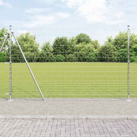 Zaunpfosten Galvanisiert 25 x 1,5 m Stahl