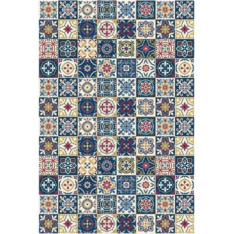 (45x200cm-couleur03)Papier Peint de carrelage auto-adhésif 45 x 200 cm PVC Style Moderne Stickers Autocollant Muraux Étanche Décoration (1/4)