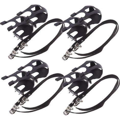 4 Stück Zehenclips für Fahrräder