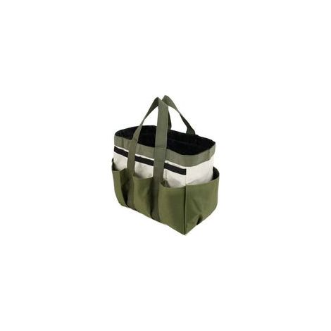 Sac de rangement pour outils de jardin, cabas à 8 poches, robuste, en tissu Oxford, idéal pour l'intérieur et l'extérieur. Cadeau parfait pour hommes et femmes. (1/5)