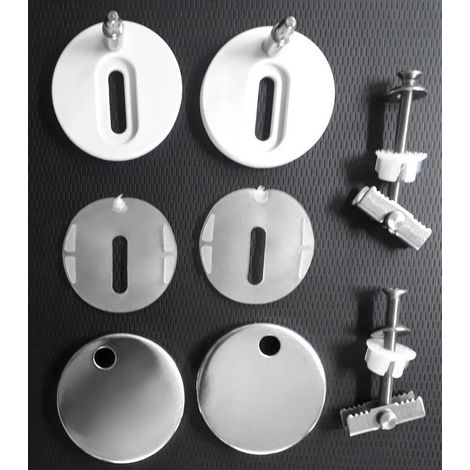 Fixation des charnières de toilette