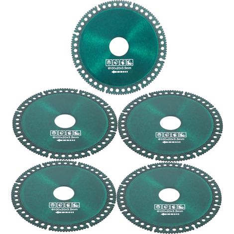 Kit de 5 disques de coupe multifonctionnels pour céramique (1/5)