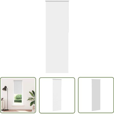 vidaXL Verdunkelungsrollo Weiß 70x230cm Stoffbreite 65,7 cm Polyester (1/5)