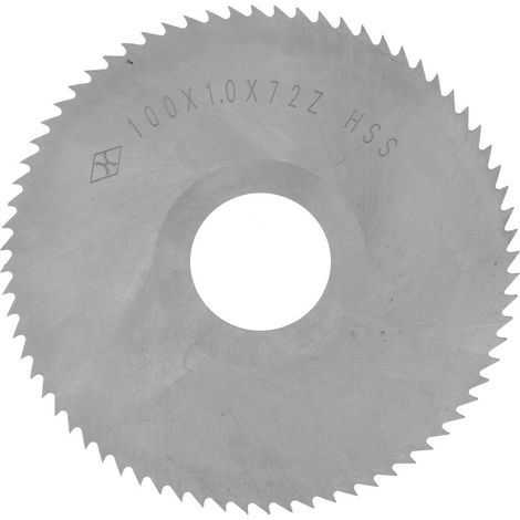 Disque de scie circulaire en acier rapide, lame de fraisage 100 x 1 x 27 mm, 72 dents, outil de quincaillerie (1/5)
