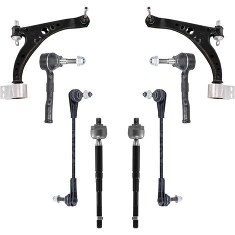 KIT BRACCIO OSCILLANTE 8 PEZZI COMPATIBILE CON OPEL ASTRA K (B16) 1.5 CRDI (68) / Kit Sospensione Completo OE/OEM / Bracci Oscillanti + Testine Sterzo / Sostituzione Diretta OEM