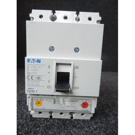 Disjoncteur interrupteur de puissance 3P 125A 25kA déclencheur magnétothermique (NZMB1-A125) Eaton (1/2)