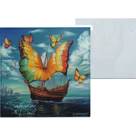 Carmani, un sottobicchiere in vetro ispirato ai dipinti di S. Dalí (1/2)