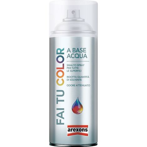 Smalto Spray a Arexons Base Acqua Nero Lucido 400 ml