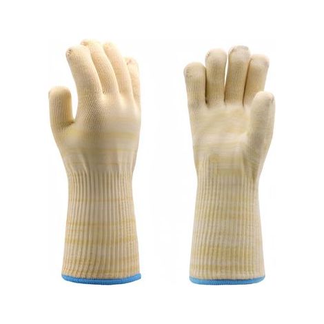 Gants résistants aux hautes températures et au feu adaptés aux barbecues, fours et micro-ondes avec résistance aux coupures de niveau 2 (1/5)