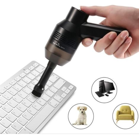 [NEVER USED] Cordless keyboard vacuum cleaner, USB keyboard cleaner, dust cleaning kit, keyboard space cleaning, car cleaning, pet hair removal