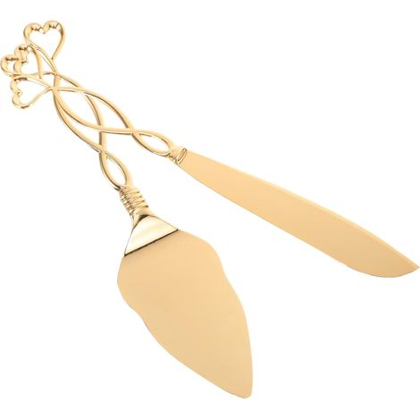 Ensemble de cuisine 2 pièces, accessoires pour la maison et cuillère dorée, ustensiles (1/4)