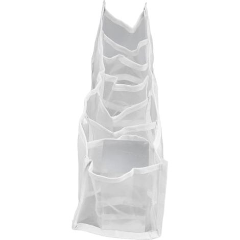 Boîte de rangement pour sous-vêtements, respirante, pliable, à plusieurs compartiments, organisateur de tiroir pour soutiens-gorge et chaussettes, 7 compartiments (1/5)