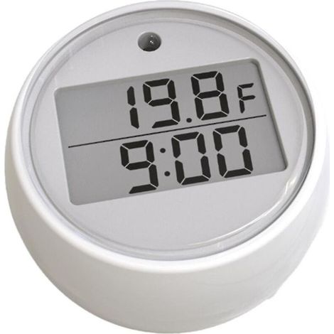 Mini thermomètre de salle de bain Ice avec minuterie automatique, thermomètre électronique étanche pour piscine et alarme. (1/5)