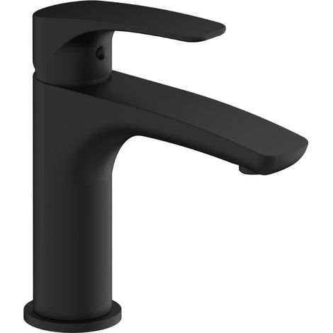 Project miscelatore lavabo a leva, senza scarico, nero opaco (SATBSPRO271C)