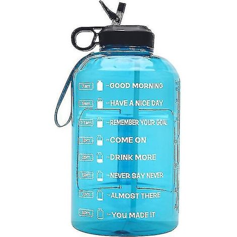 Bouteille de sport 3,78 l (133 oz) - Gourde de voyage verte (1/2)