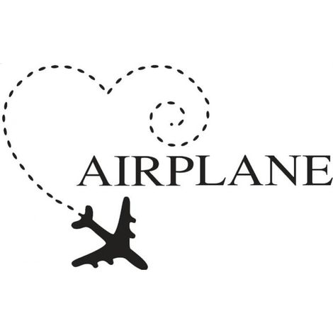 Autocollant Murale Avion - Décoration Vinyle Imperméable Pour Chambre Et Salon - Sticker Amovible Sans Résidu - 1 Pièce
