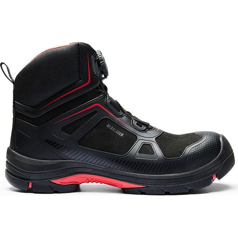 Scarpe antinfortunistiche Gecko Nero/Rosso Tg.43 - BLAKLADER - 2473 (1/2)