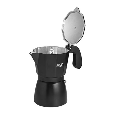 CAFETERA ITALIANA ADLER - ESPRESSO 6 TAZAS 300ML VALIDO PARA VITROCERAMICA COCINA ELECTRICA Y FUEGO (1/5)