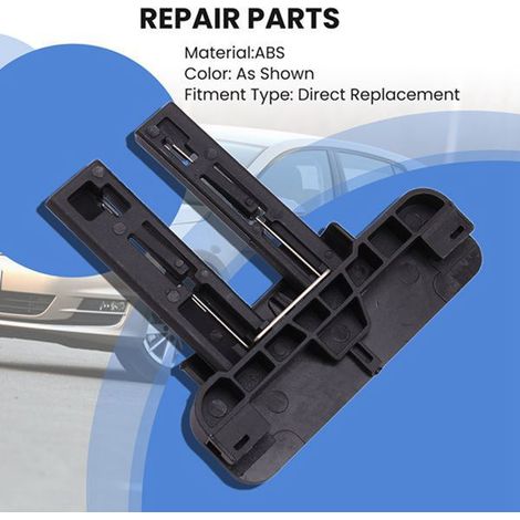 Ein Satz bestehend aus 1738292 und 1738293 ist ein Reparatursatz für die Sonnenblenden des Volkswagen VW Golf 7 (Baujahre 2013–2018). (1/4)