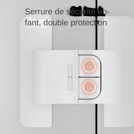 Lifebox serrure automatique adhésive pour fermeture de réfrigérateur ou armoire