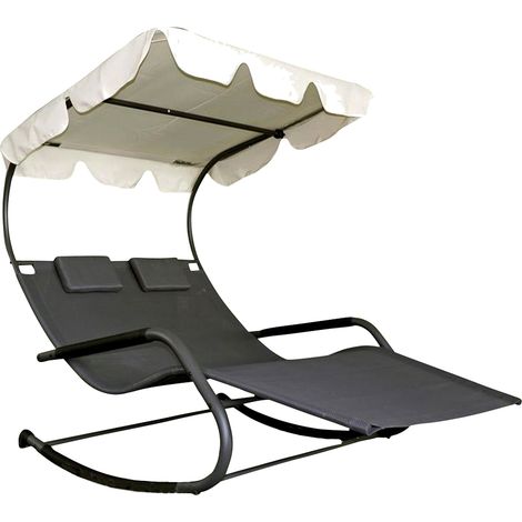 Doppel-Schaukelliege GARDA-120, B/H/T: ca. 200/156/138 cm (1/2)