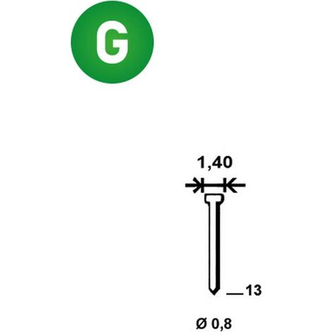 20 000 Finettes Microbrads Galvanisées en Bande - 0.8/1.25x13 mm - D-Work (1/4)