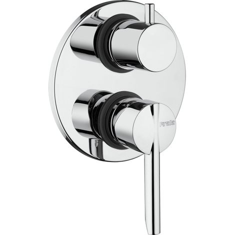 Miscelatore doccia incasso con deviatore a 2 vie Piralla Serena 0SE00400A16 Cromo - 2 Uscite (1/5)