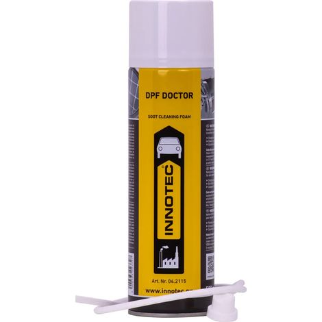 Nettoyant FAP 500 ml – Décrassage professionnel avec sonde – Formule concentrée pour suie et cendres – Améliore les performances du véhicule – Innotec