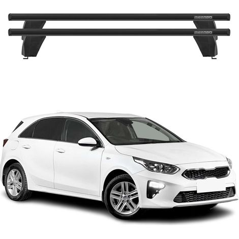 OMAC Dachträger Querträger Alu für Kia Ceed III 2019-2026 – Abschließbar – T-Nut – City-Crash-getestet – Max. 75 kg Schwarz (1/5)