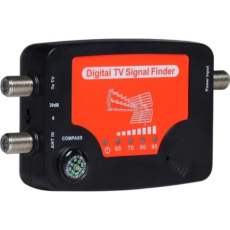 TV-Signalfinder mit LED-Anzeige, tragbarer TV-Antennen-Signalstärketester