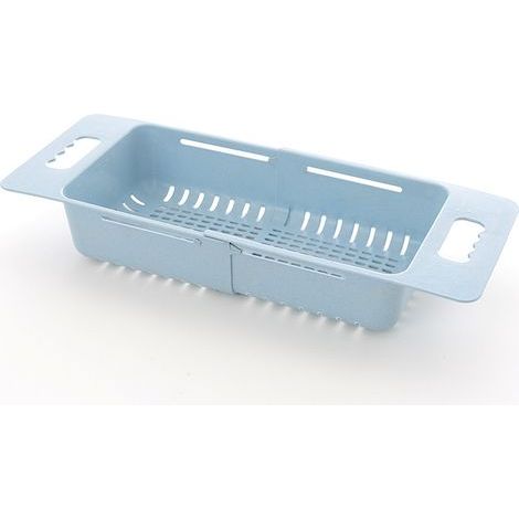 Escurridores de platos, suministros de cocina, escurridor de platos ajustable, cesta de drenaje para fregadero, rejilla de secado de plástico para lavar verduras y frutas, accesorios de cocina (1/5)