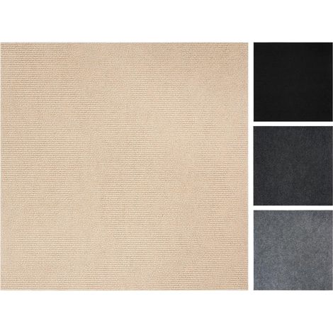 Dalles de Moquette Auto-adhésives 50x50 cm, Carrés de Moquette Autocollants Pour Revêtements de Sol dans les Maisons, Bureaux, Salons, Chambres et Appartements Commerciaux (1/5)