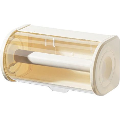 Porte-rouleau de papier essuie-tout pratique pour la cuisine - blanc - adapté aux grands rouleaux de papier essuie-tout (1/5)