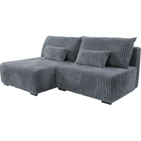 Sofá rinconero TrendyNest Fenestal, Tilia 85, Función de descanso, Almacenaje, 211x146x90cm, 0